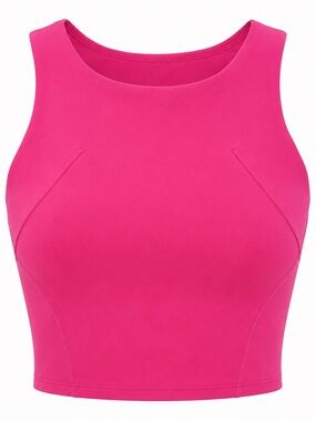 Lululemon Align Tank Pink Size 2 Built-In Bra Cropped Yoga Top Like New